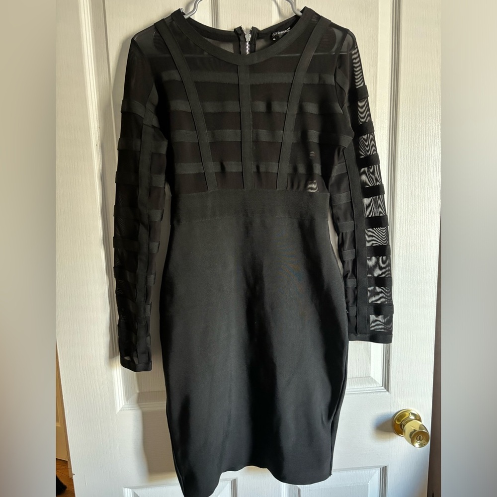 2/$13-EUC, Bodycon sleek stretch mini dress